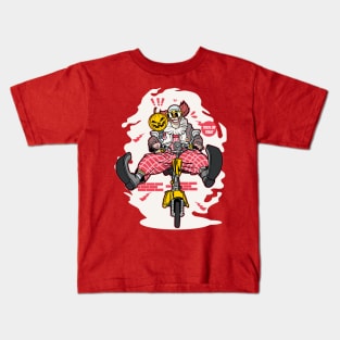 Clown Biker Kids T-Shirt